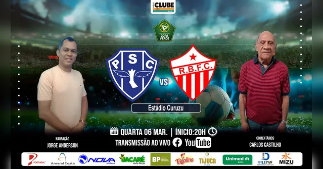 Imagem ilustrativa da notícia Tem Jogo no DOL e na Clube: acompanhe Paysandu x Rio Branco