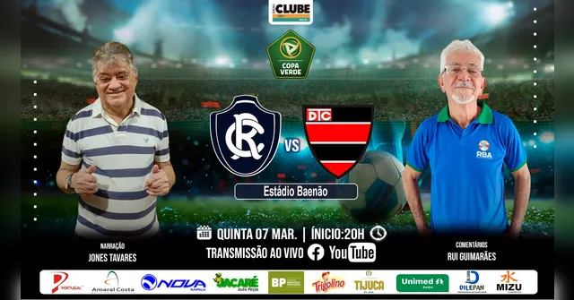Imagem ilustrativa da notícia Tem Jogo no DOL e na Clube: ouça Clube do Remo x Trem-AP