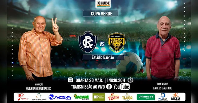 Imagem ilustrativa da notícia Tem Jogo no DOL e na Clube: Remo 2 x 1 Amazonas