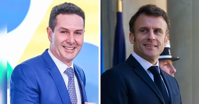 Imagem ilustrativa da notícia Veja: Jader Filho assinará acordo bilateral com Macron no PA