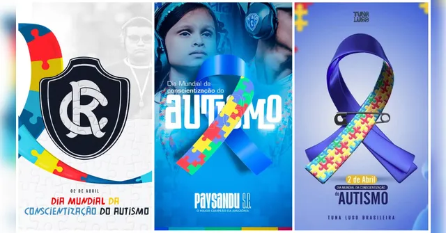 Imagem ilustrativa da notícia Clubes homenageiam Dia Mundial da Conscientização do Autismo