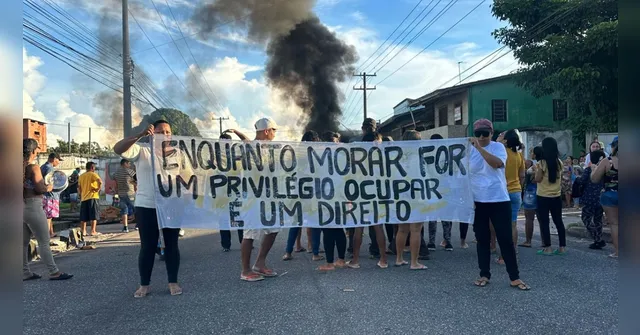 Imagem ilustrativa da notícia Protesto bloqueia a avenida Arthur Bernardes nas duas pistas