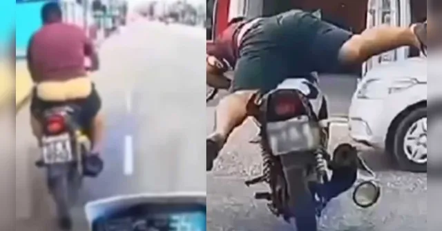 Imagem ilustrativa da notícia Vídeo: motoqueiro foge de blitz e é perseguido em Ananindeua