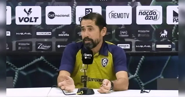 Imagem ilustrativa da notícia Morínigo defende Nathan e critica arbitragem e VAR no Re-Pa