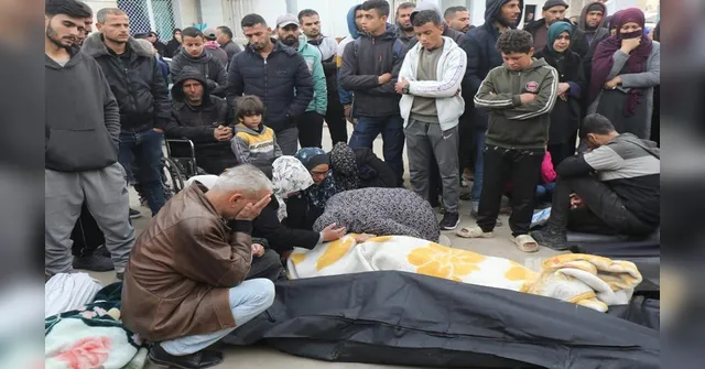 Imagem ilustrativa da notícia Palestinos relatam batalha para encontrar comida em Gaza