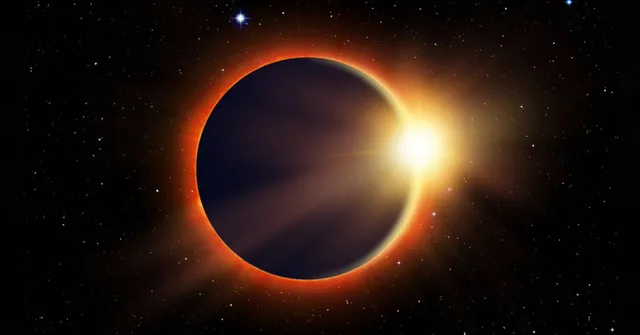 Imagem ilustrativa da notícia Eclipse solar ocorre nesta segunda (08). Veja como assistir!