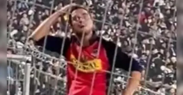 Imagem ilustrativa da notícia Torcedor do Colo-Colo faz gesto racista para torcida do Flu