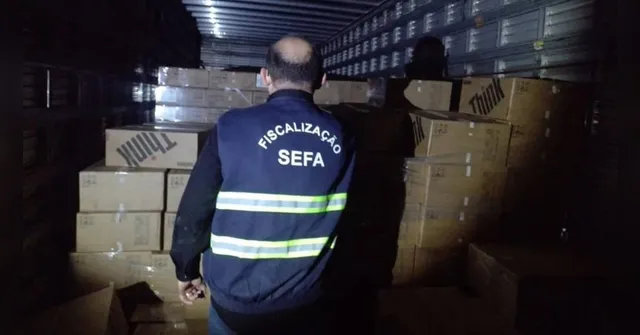 Imagem ilustrativa da notícia Sefa apreende eletrônicos avaliados em quase R$3 milhões