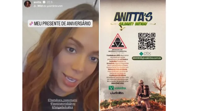 Imagem ilustrativa da notícia Anitta pede doações para ONG paraense em seu aniversário