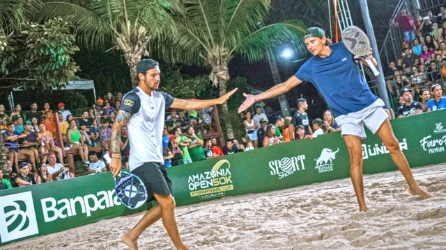 Imagem ilustrativa da notícia Beach tennis: campeões mundiais jogarão torneio no Pará