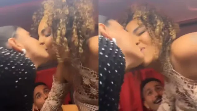 Imagem ilustrativa da notícia Vídeo: Fernanda e Pitel se beijam em van após final do BBB24
