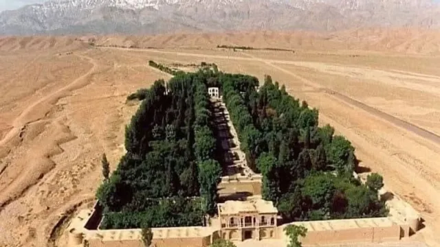 Imagem ilustrativa da notícia Jardim persa é achado no meio do deserto do Irã