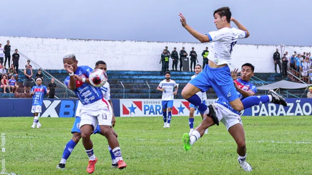 Imagem ilustrativa da notícia Esli Garcia brilha e Paysandu atropela o Bragantino