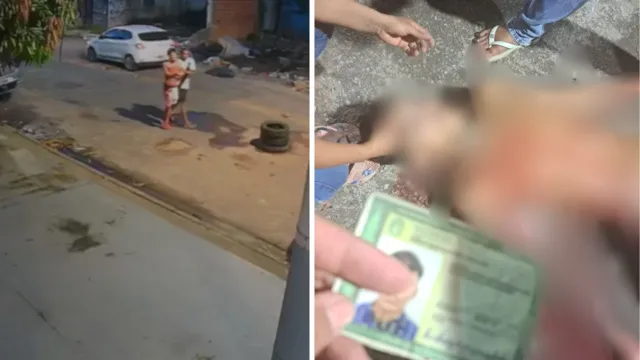 Imagem ilustrativa da notícia Vídeo: jovem é esfaqueado e cai no meio da rua em Belém