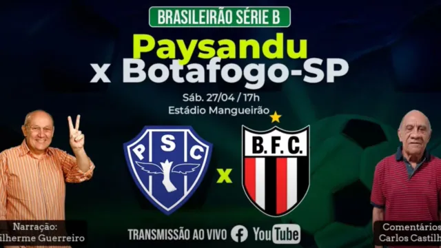Imagem ilustrativa da notícia Tem Jogo no DOL: Paysandu 1 x 1 Botafogo-SP
