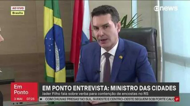 Imagem ilustrativa da notícia Ministro Jader Filho fala sobre enfrentar a situação no RS