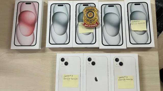 Imagem ilustrativa da notícia PC apreende celulares falsificados em shopping de Ananindeua