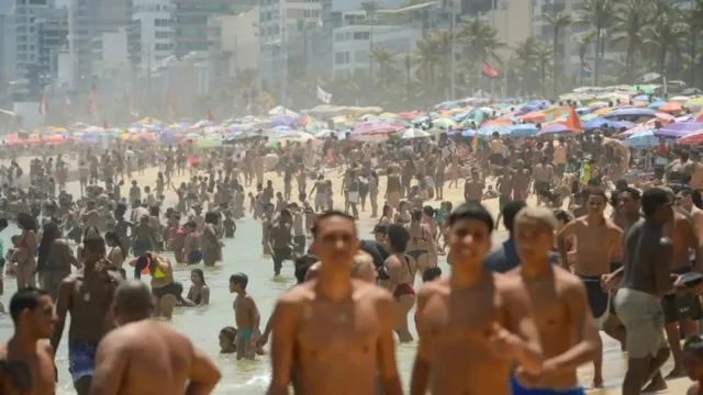Imagem ilustrativa da notícia Rio bate recorde com sensação térmica de 62,3 graus