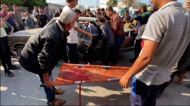 Imagem ilustrativa da notícia Campo de refugiados é atacado em Gaza na Palestina