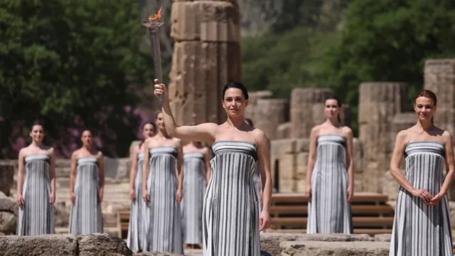 Imagem ilustrativa da notícia Na Grécia, chama olímpica é acesa para os Jogos de Paris