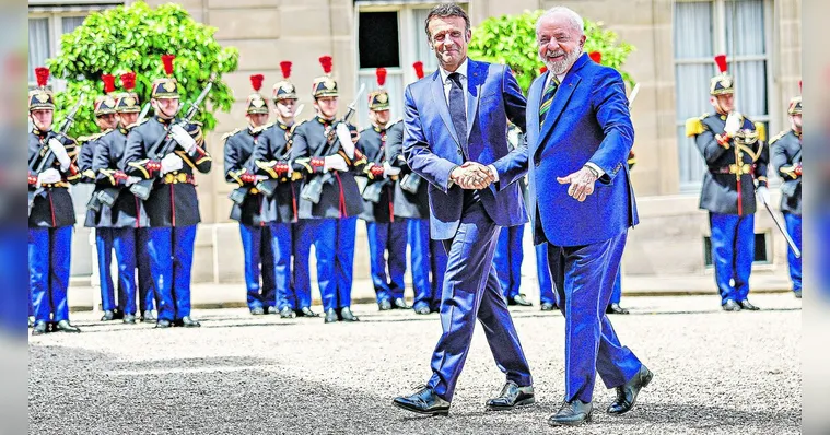 Imagem ilustrativa da notícia Imprensa mundial destaca visita de Emmanuel Macron a Belém