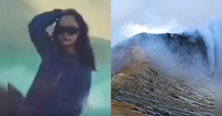 Imagem ilustrativa da notícia Turista morre após cair dentro de um vulcão para fazer foto