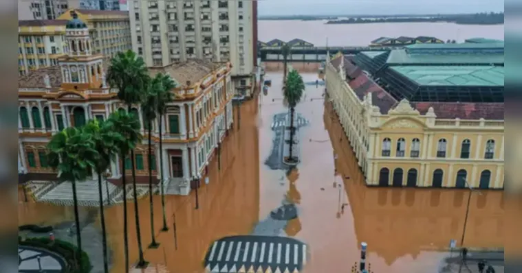 Imagem ilustrativa da notícia RS volta a ter temporais nesta sexta podendo passar 100 mm 