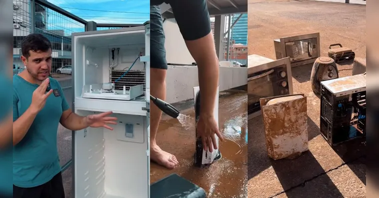 Imagem ilustrativa da notícia Influencer ensina como recuperar eletrônicos após enchentes