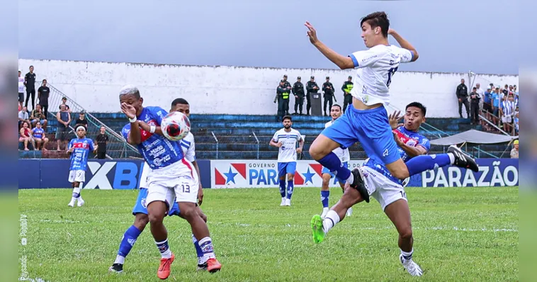 Imagem ilustrativa da notícia Esli Garcia brilha e Paysandu atropela o Bragantino