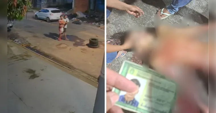 Imagem ilustrativa da notícia Vídeo: jovem é esfaqueado e cai no meio da rua em Belém