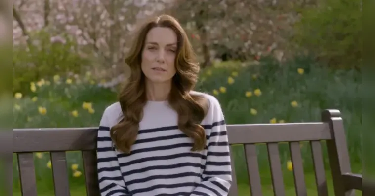 Imagem ilustrativa da notícia Kate Middleton revela que está com câncer