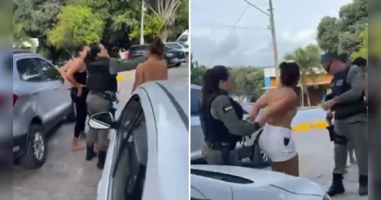 Imagem ilustrativa da notícia Vídeo: PM admite erro por tapa em mãe que agrediu a filha