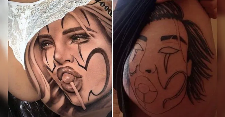 Imagem ilustrativa da notícia Belenense viraliza após tatuagem dar errado. Veja!