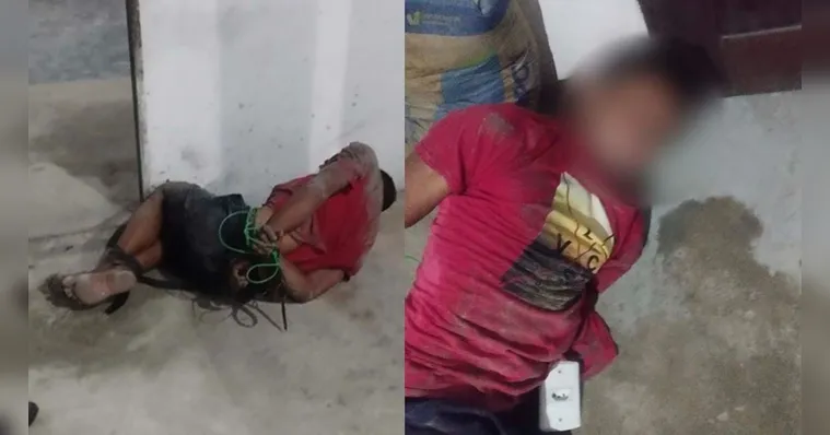 Imagem ilustrativa da notícia Vídeo: ladrão invade casa de idosa e é amarrado pelo neto