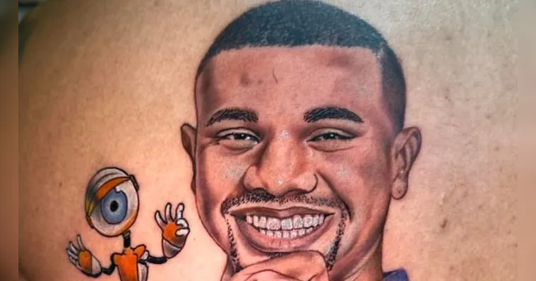 Imagem ilustrativa da notícia Paraense faz tatuagem do Davi do BBB e viraliza no Brasil