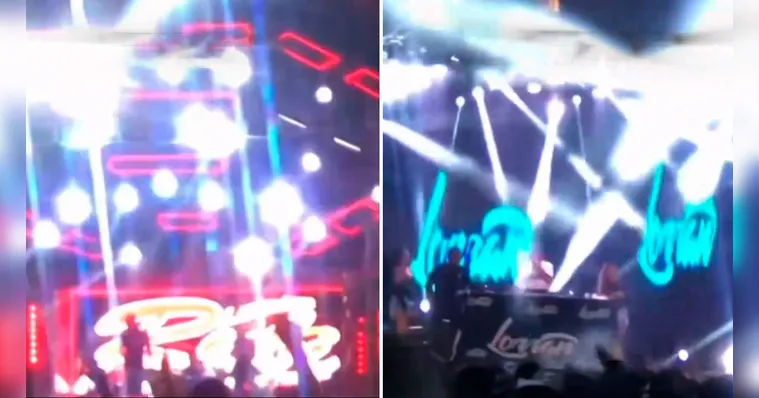 Imagem ilustrativa da notícia Vídeo: DJ Lorran e Lendário Rubi batem boca durante show