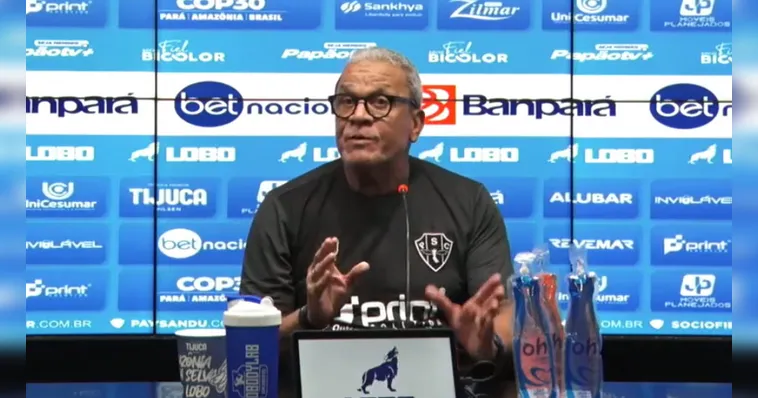 Imagem ilustrativa da notícia Apesar do empate, Hélio dos Anjos vê evolução no Paysandu