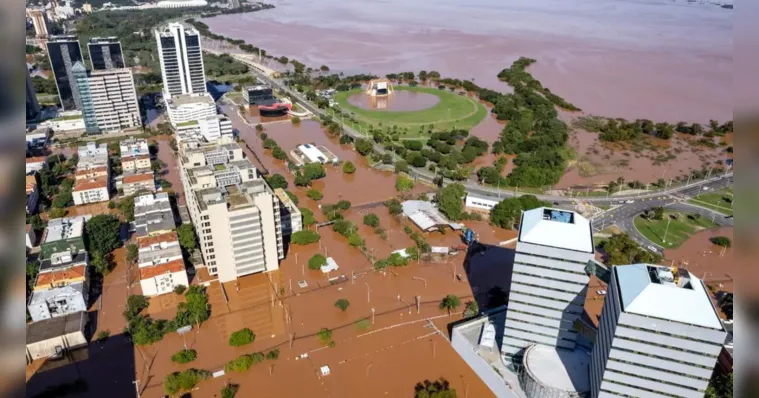 Imagem ilustrativa da notícia Volta da chuva acende alerta para novas inundações no RS