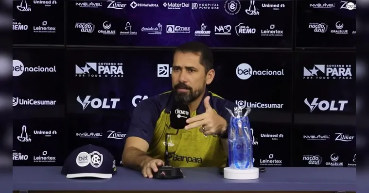 Imagem ilustrativa da notícia Morínigo quer Clube do Remo "guerreiro" e cobra parte física
