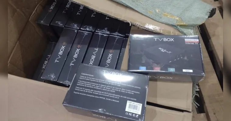 Imagem ilustrativa da notícia Sefa apreende 1.560 aparelhos de TVBox em cidade do Pará