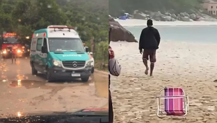 Imagem ilustrativa da notícia Ambulante morre após ser atingido por raio em praia do RJ