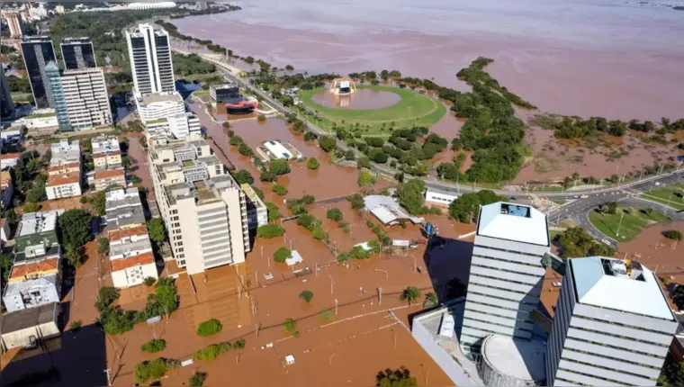 Imagem ilustrativa da notícia Volta da chuva acende alerta para novas inundações no RS