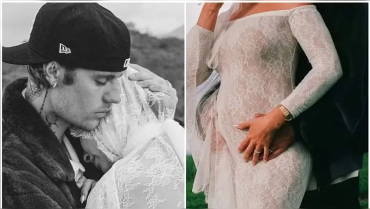 Imagem ilustrativa da notícia Justin e Hailey Bieber anunciam gravidez do primeiro filho