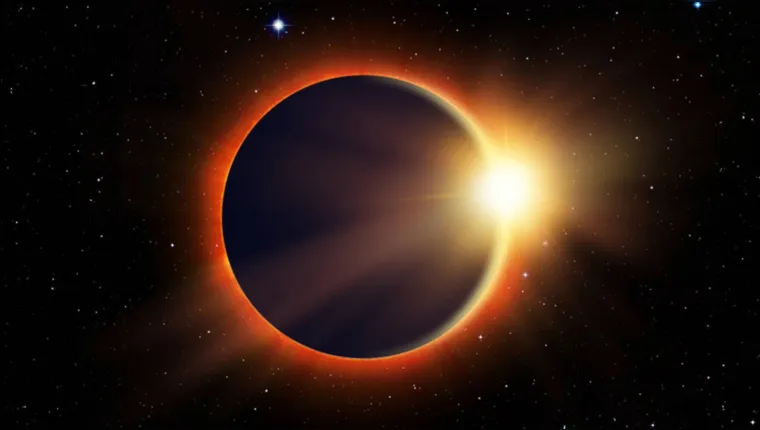Imagem ilustrativa da notícia Eclipse solar ocorre nesta segunda (08). Veja como assistir!