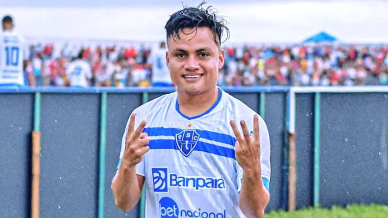 Mesmo na reserva, Esli Garcia já marcou quatro gols e deu uma assistência com a camisa do Paysandu