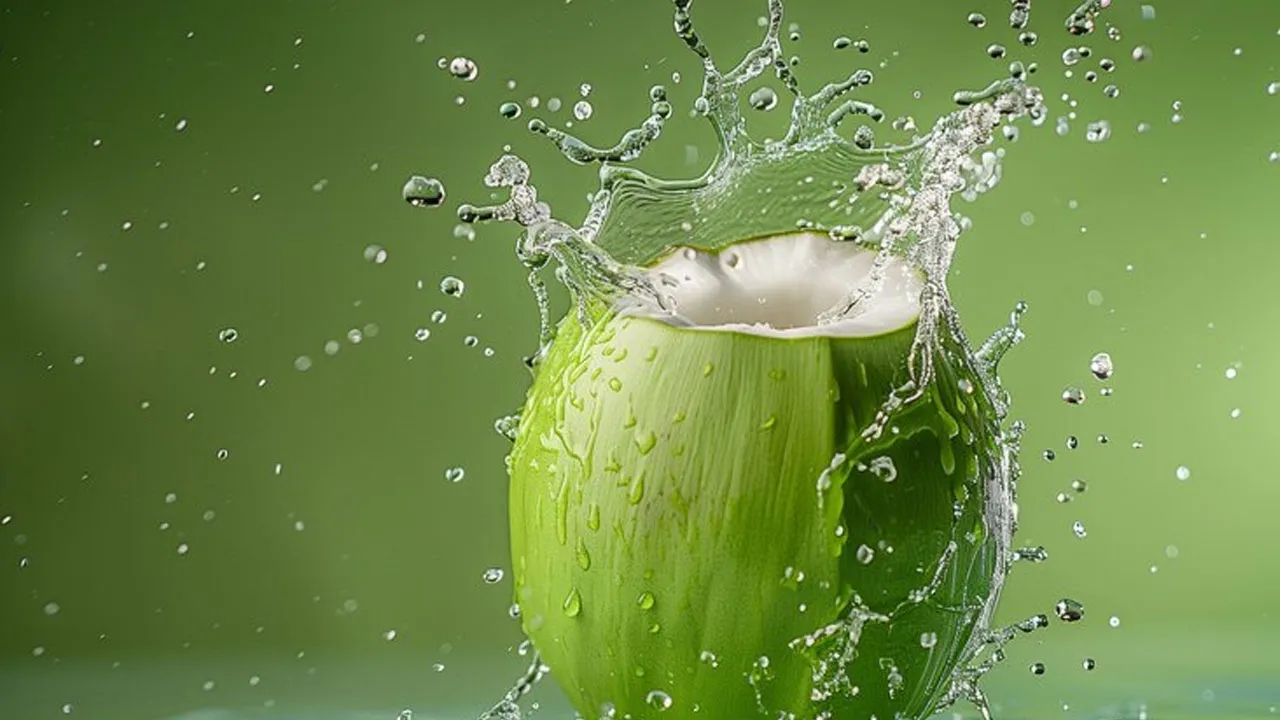 A água de coco é considerada um diurético natural