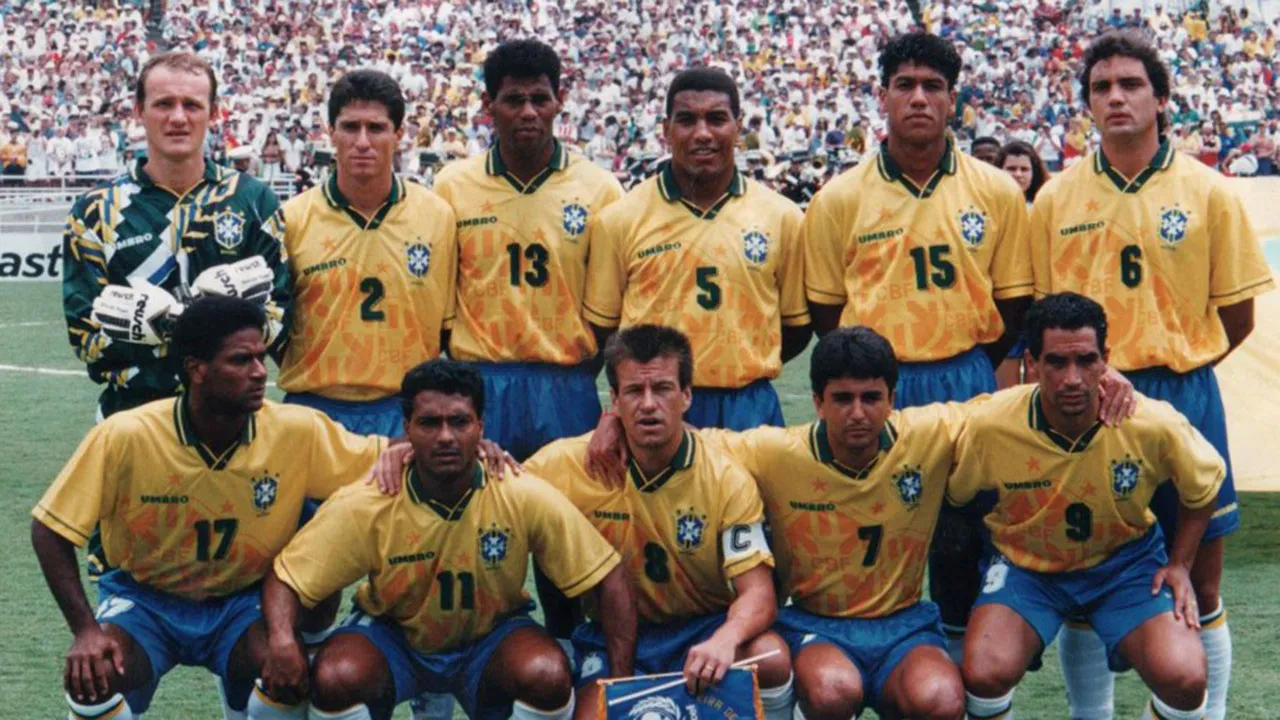 Com esta formação, o Brasil voltava a ser campeão mundial de futebol, em 1994