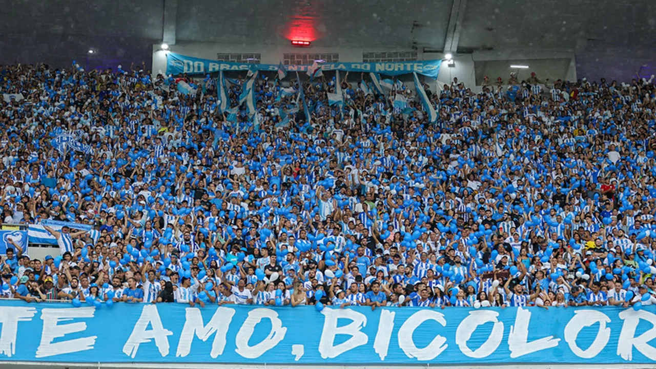 Torcida vai transformar o estádio Mangueirão em casa cheia para o jogo contra o Santos