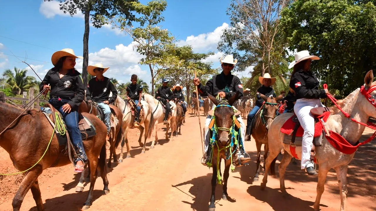Cavalgada será um dos pontos altos da festa que acontece nos dias 2 e 3 agosto na zona rural de Marabá e Itupiranga