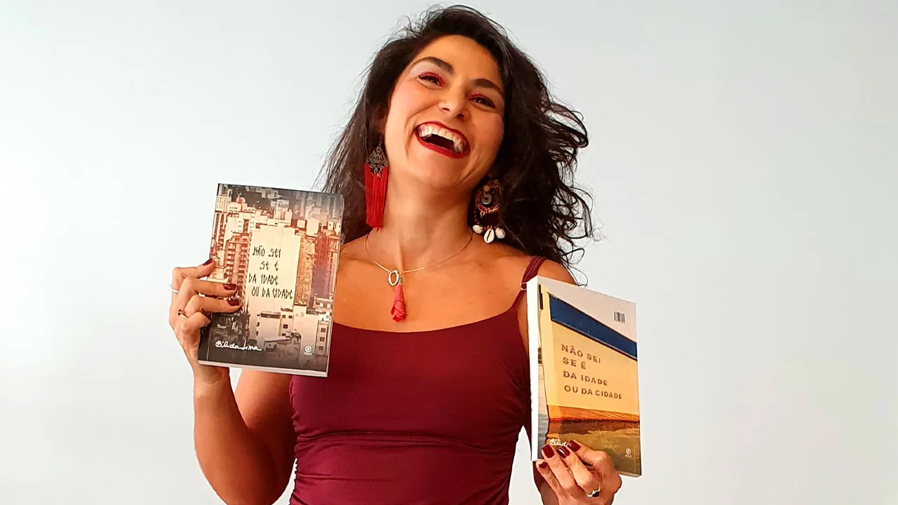 Élida Lima apresenta seu mais novo livro 'Não sei se é da idade ou da cidade', uma coletânea de poemas que reflete suas vivências e estranhamentos entre Belém do Pará e São Paulo.